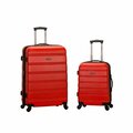Rockland 20 in. 28 in. 2PC EXPANDABLE ABS SPINNER SET - RED F225-RED
